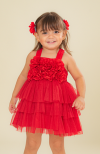 Enterizo para bebita Voz Rojo