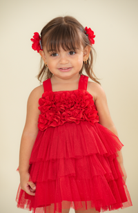 Enterizo para bebita Voz Rojo