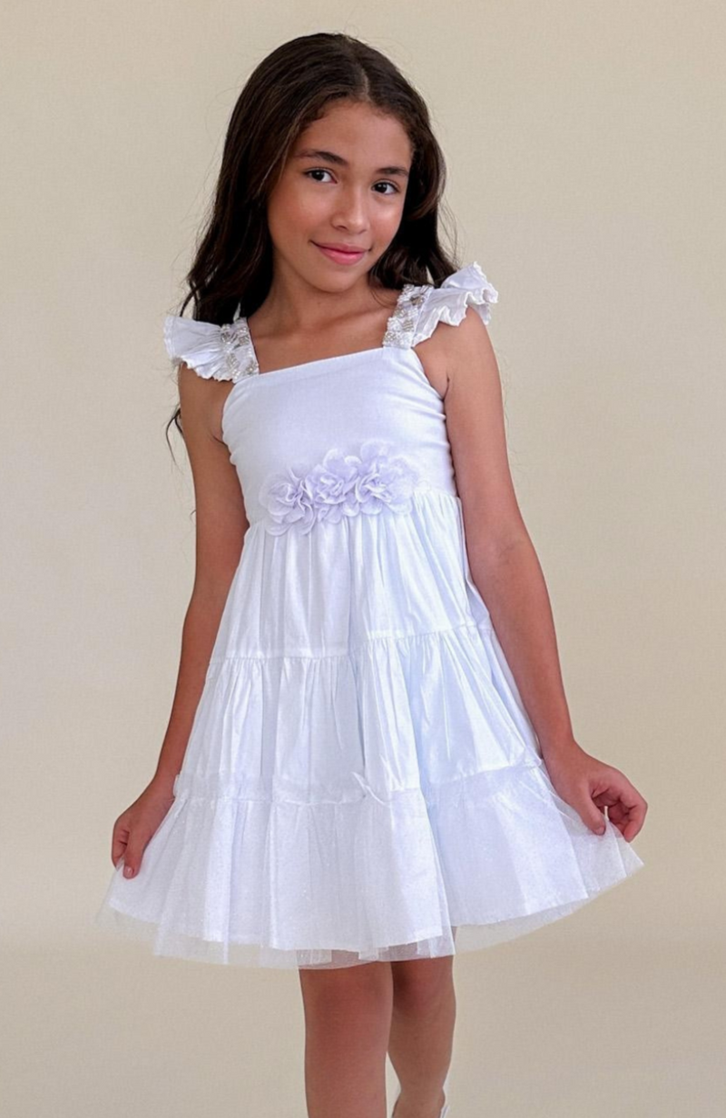 Vestido Blanco para Niña Camino