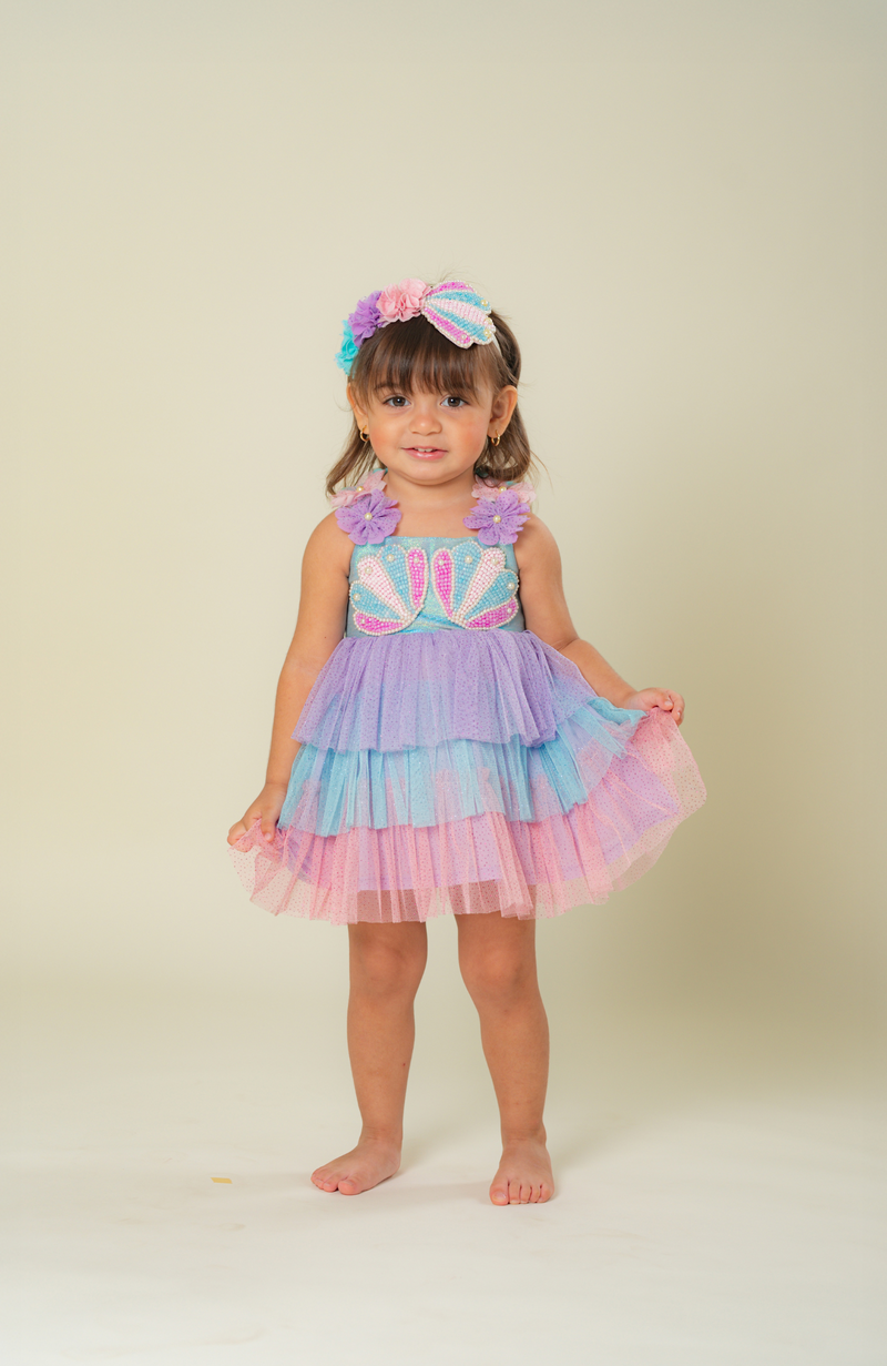 Enterizo para bebita Marino