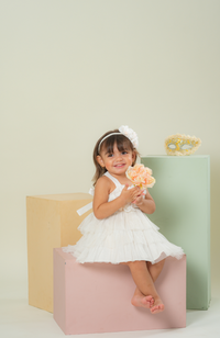 Enterizo para bebita Voz Beige