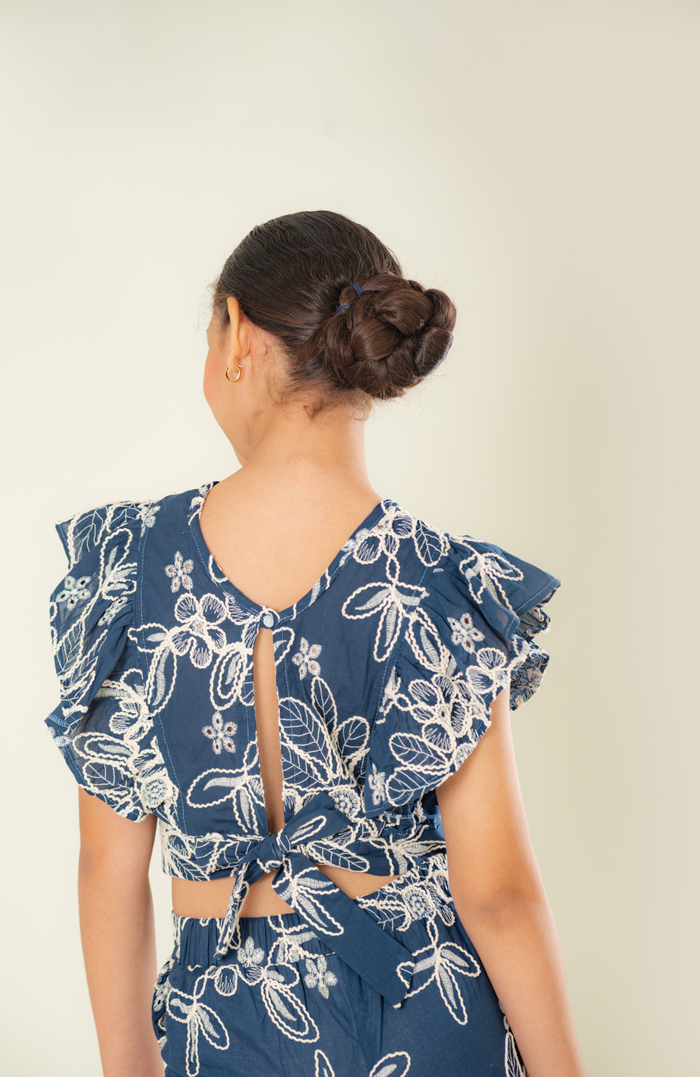 Conjunto Para Niña Desiderata Azul