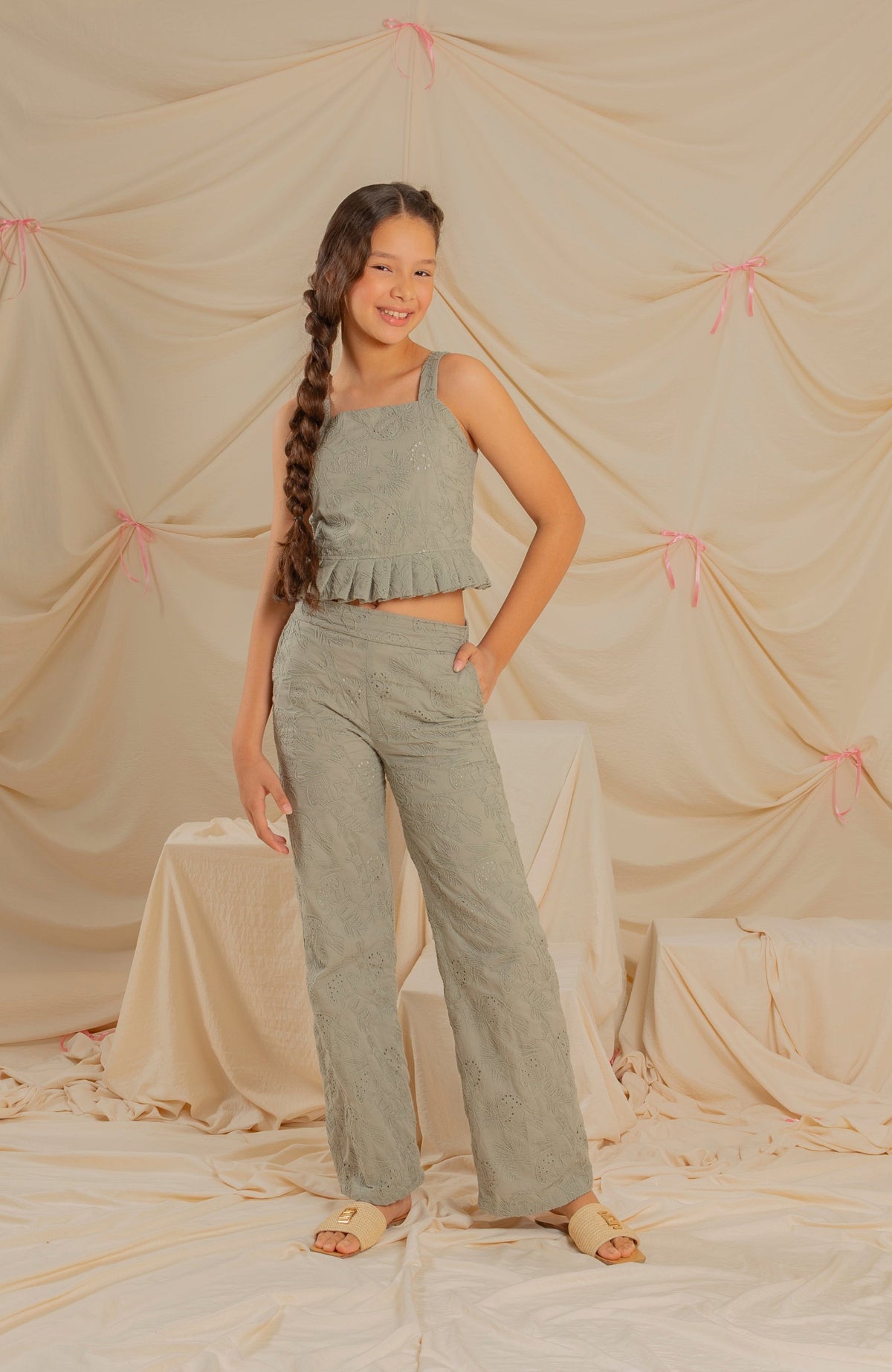 Conjunto Para Niña Actuacion Verde