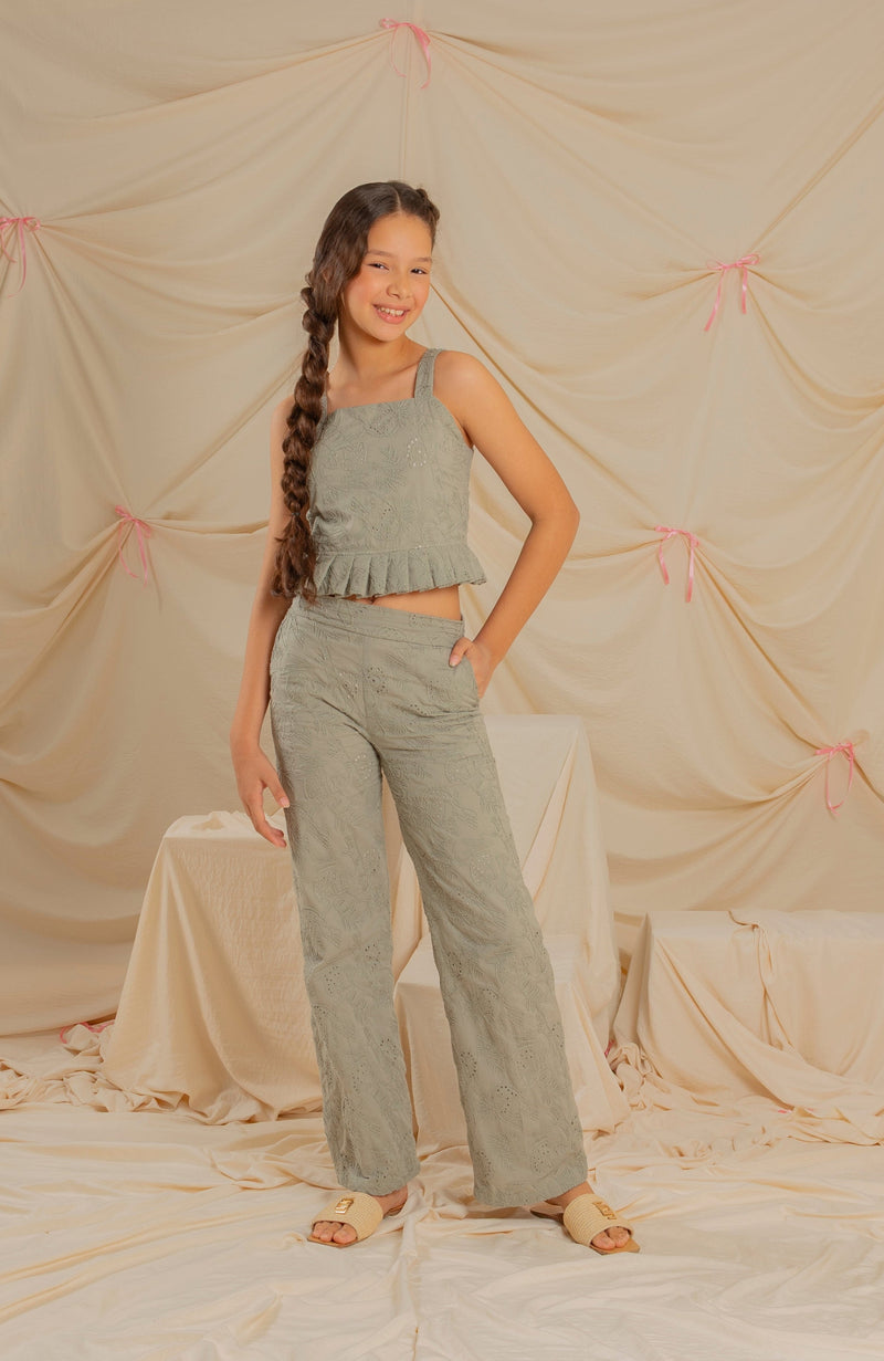 Conjunto Para Niña Actuacion Verde