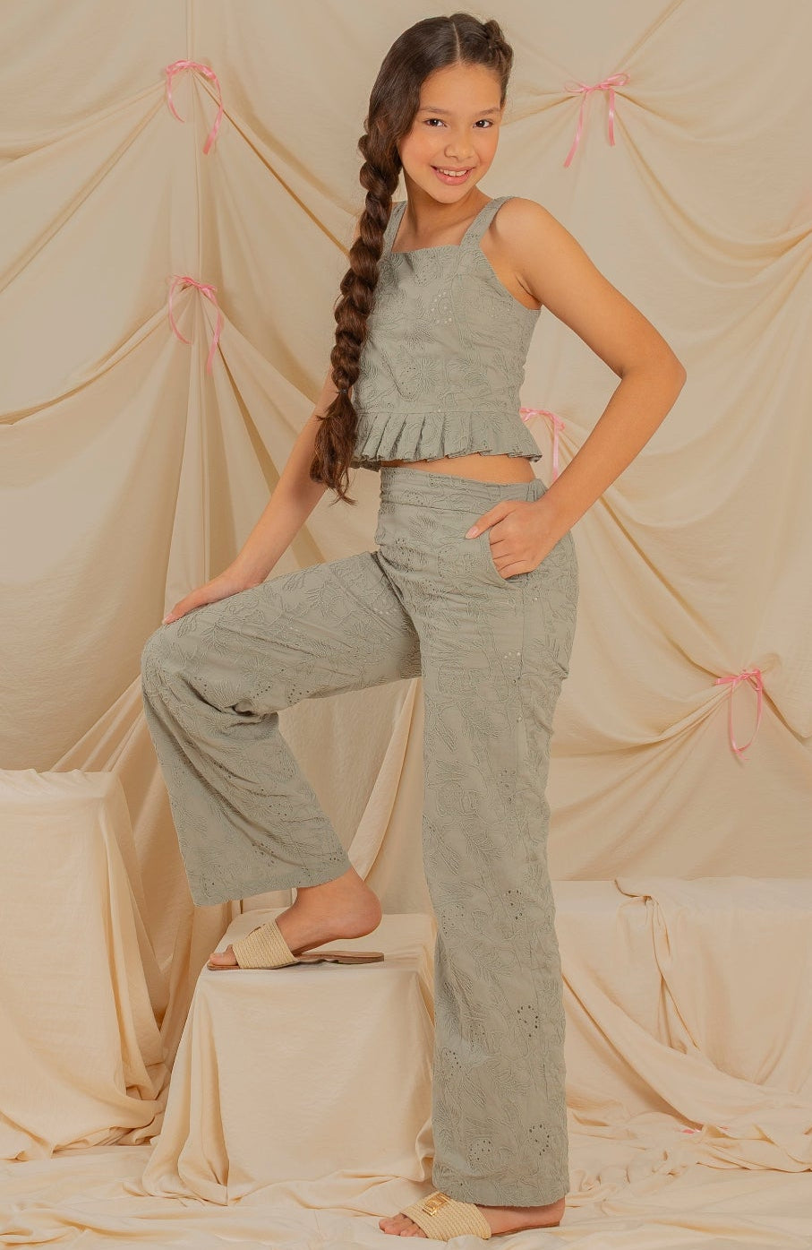 Conjunto Para Niña Actuacion Verde