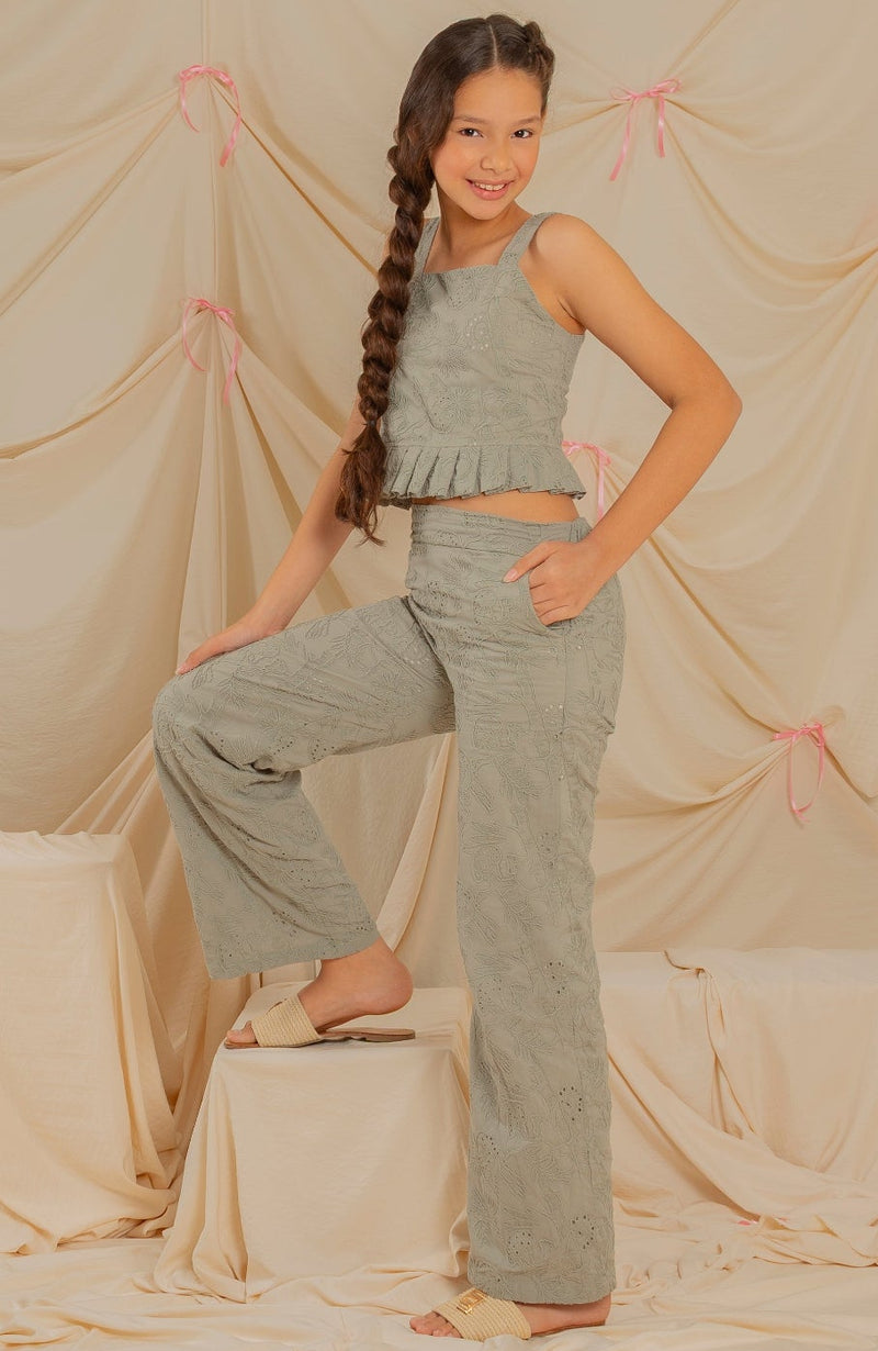 Conjunto Para Niña Actuacion Verde