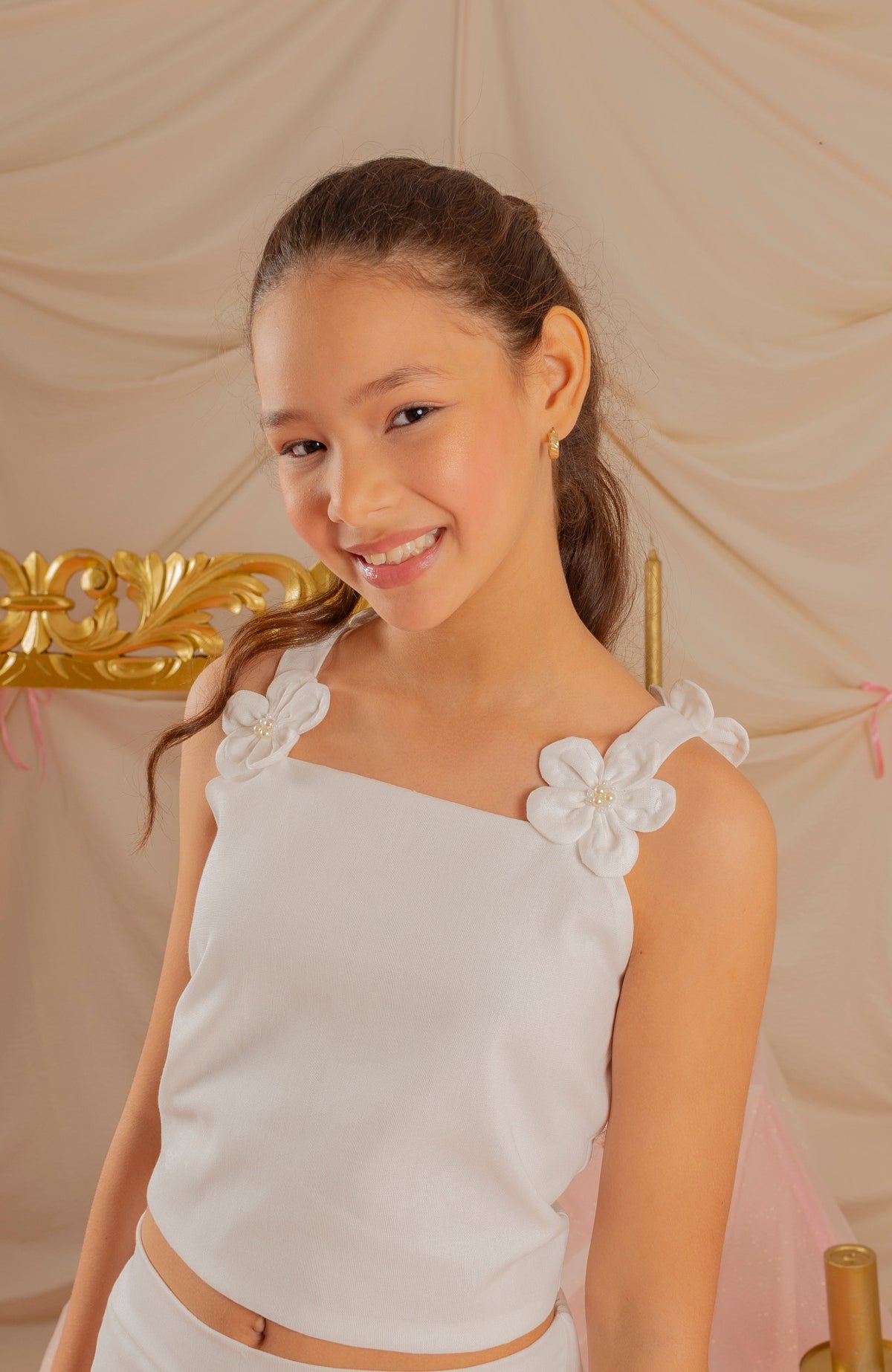 Conjunto para Niña Aires Beige