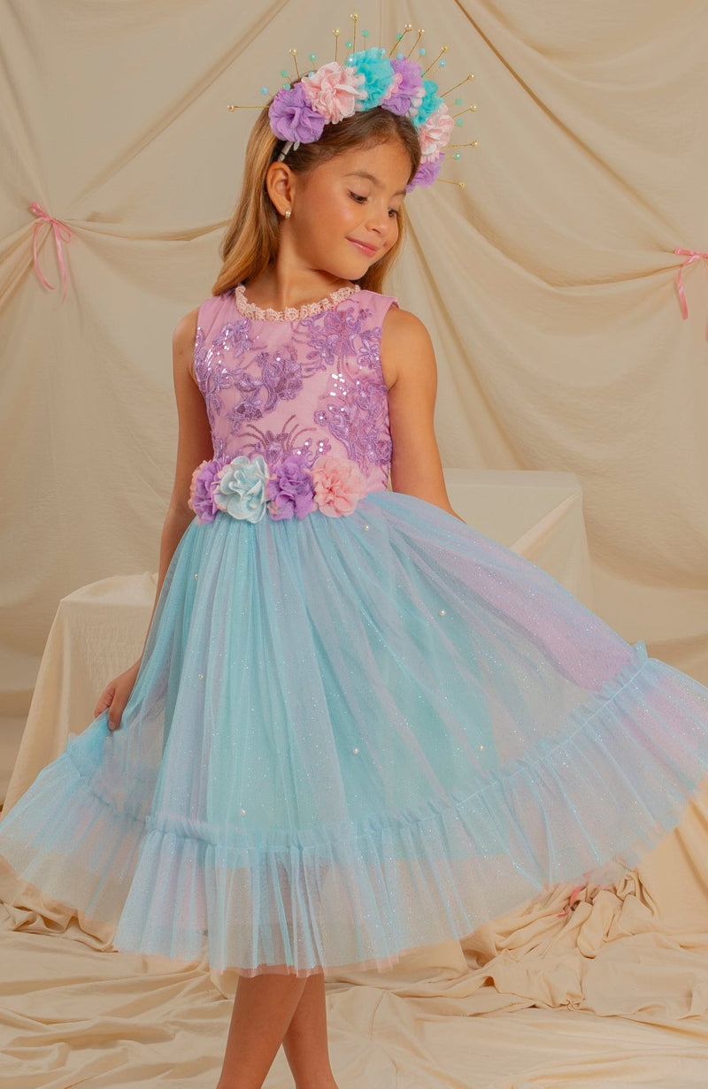 Vestido para niña Alma Multicolor