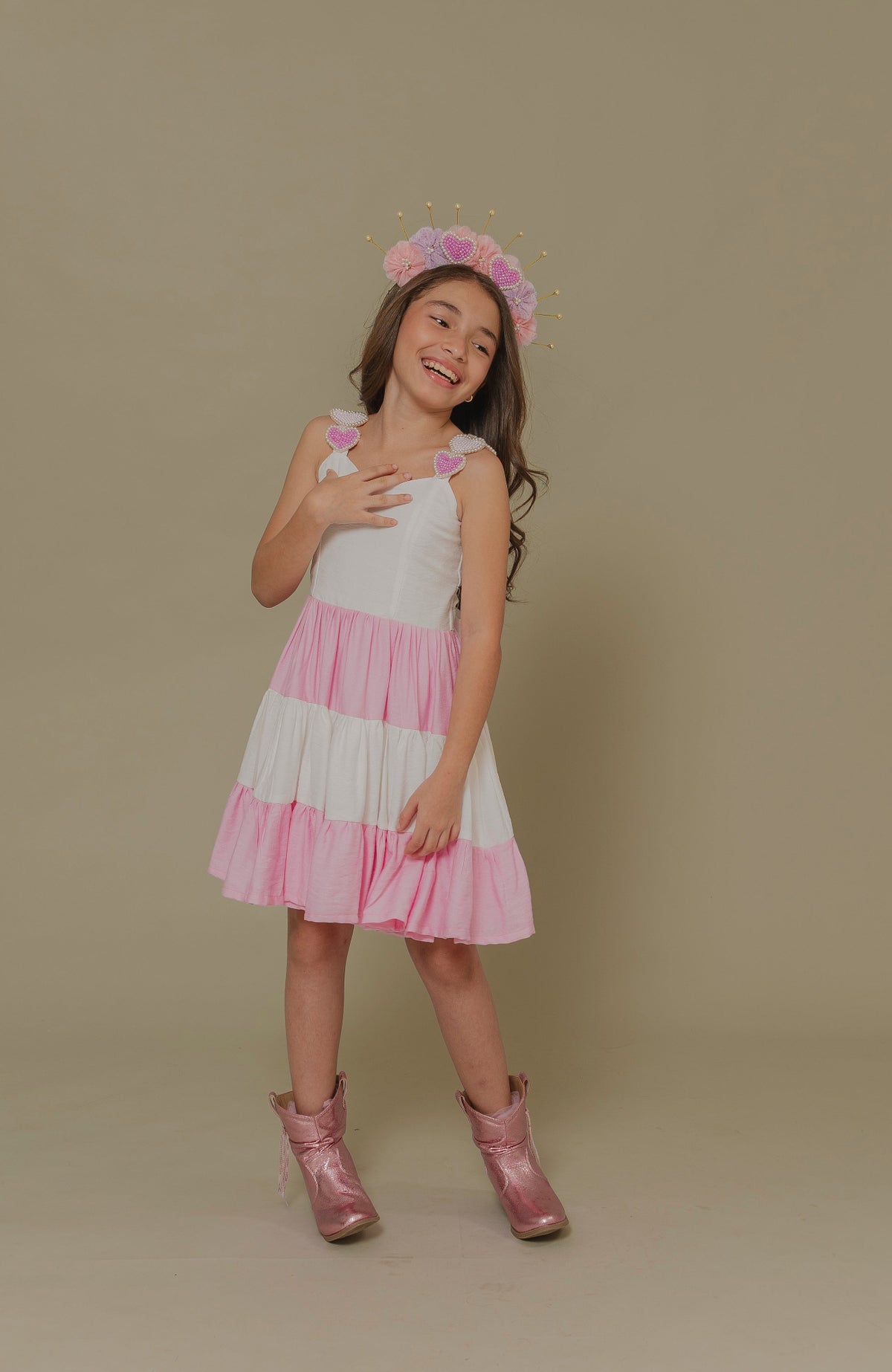 Vestido para bebita Amorosa