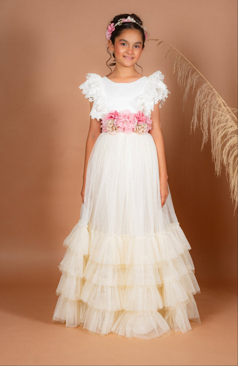 Vestido de Primera Comunion Rosario (BAJO PEDIDO)