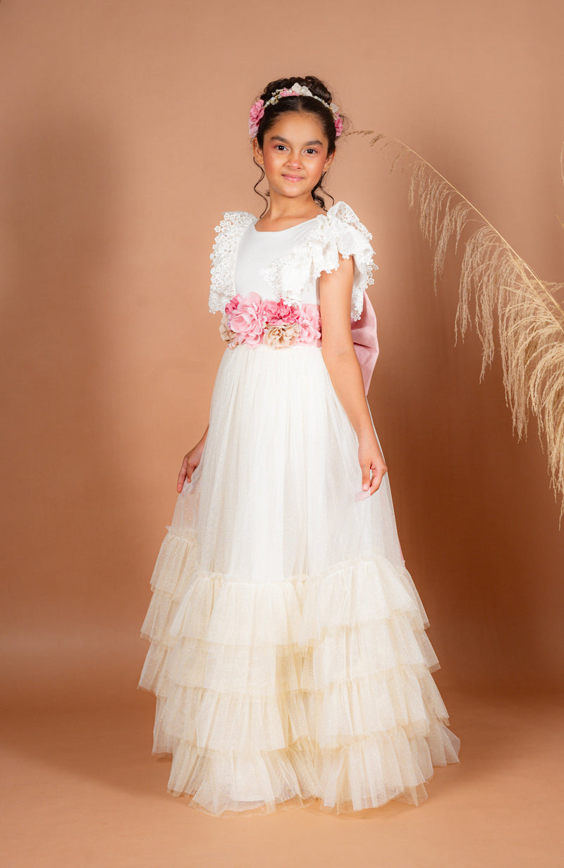 Vestido de Primera Comunion Rosario (BAJO PEDIDO)