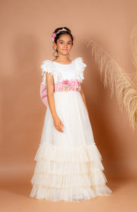 Vestido de Primera Comunion Rosario (BAJO PEDIDO)