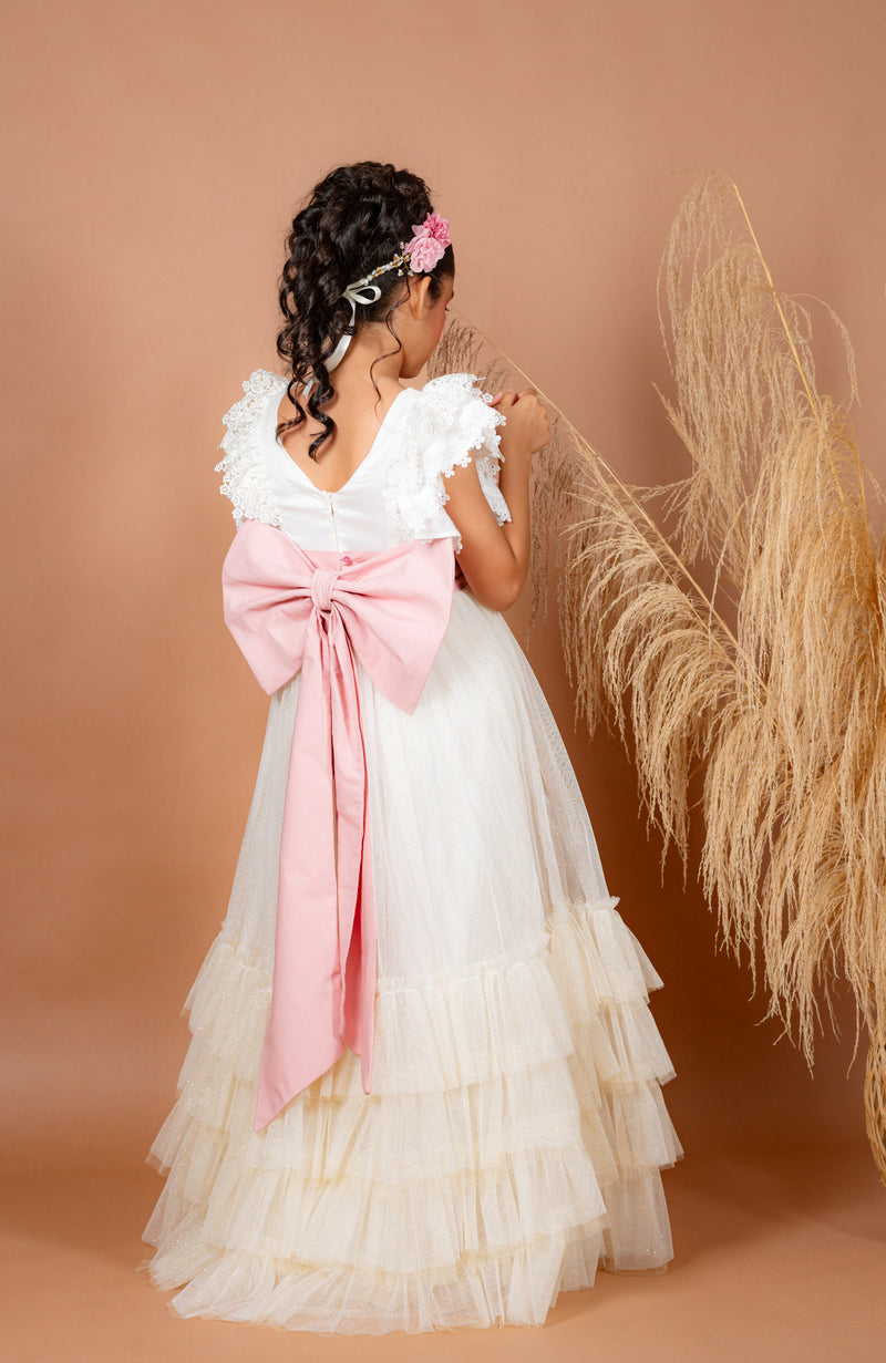 Vestido de Primera Comunion Rosario (BAJO PEDIDO)