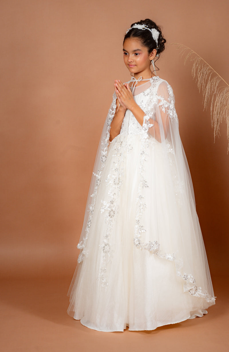 Vestido de Primera Comunion Sacramento  (BAJO PEDIDO)