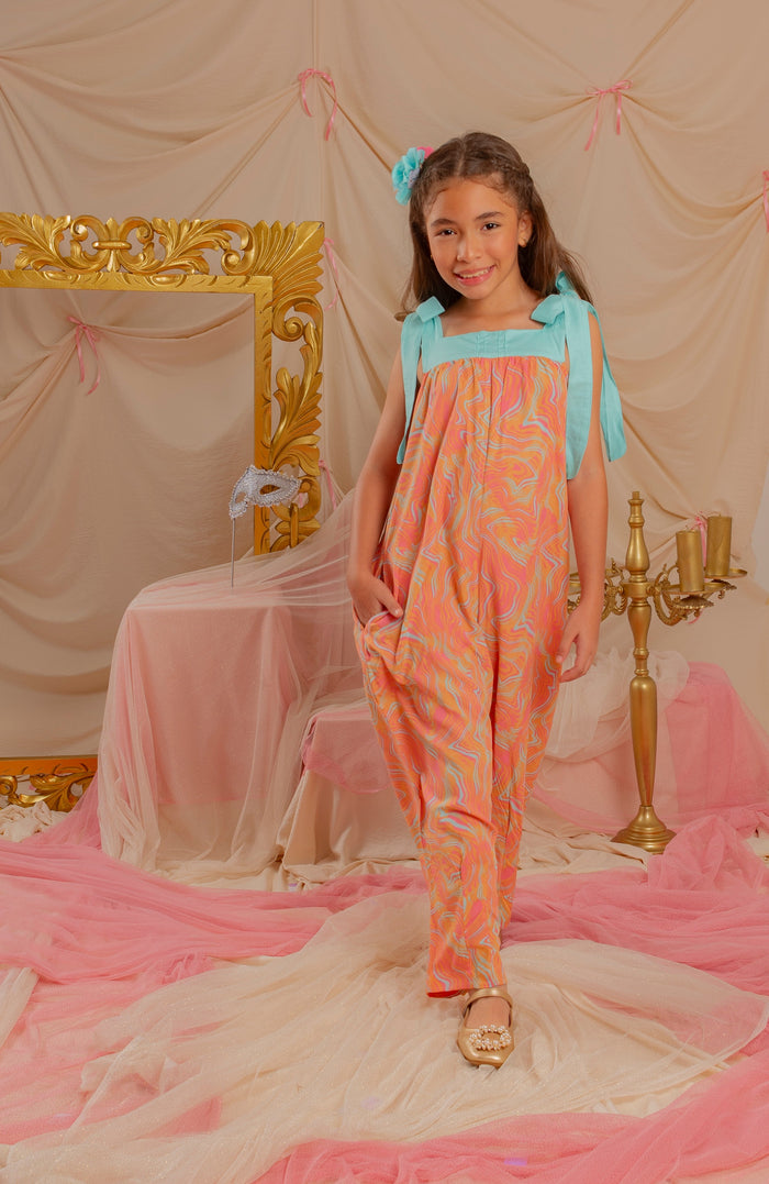 Jumper para niña Danza Naranja