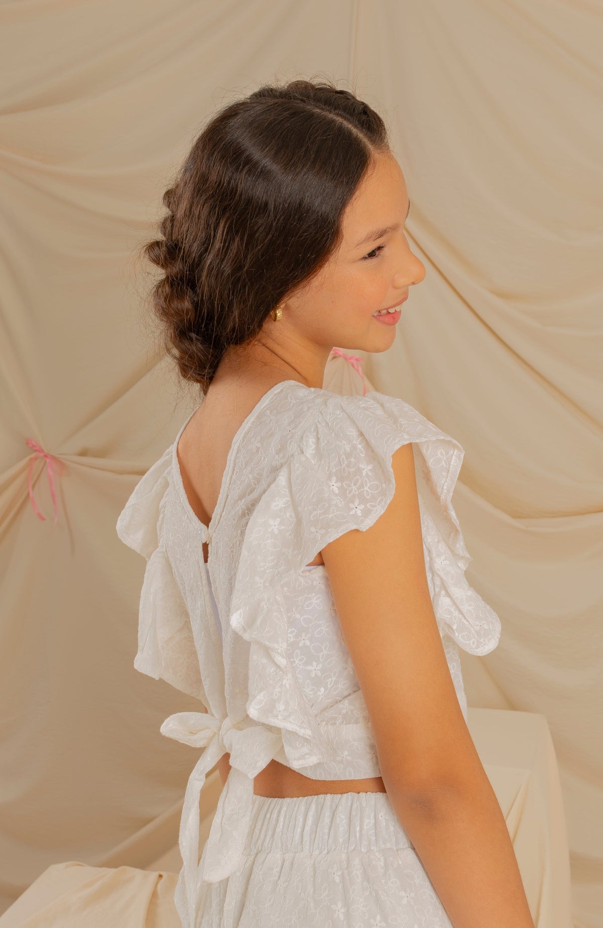 Conjunto Para Niña Desiderata Beige