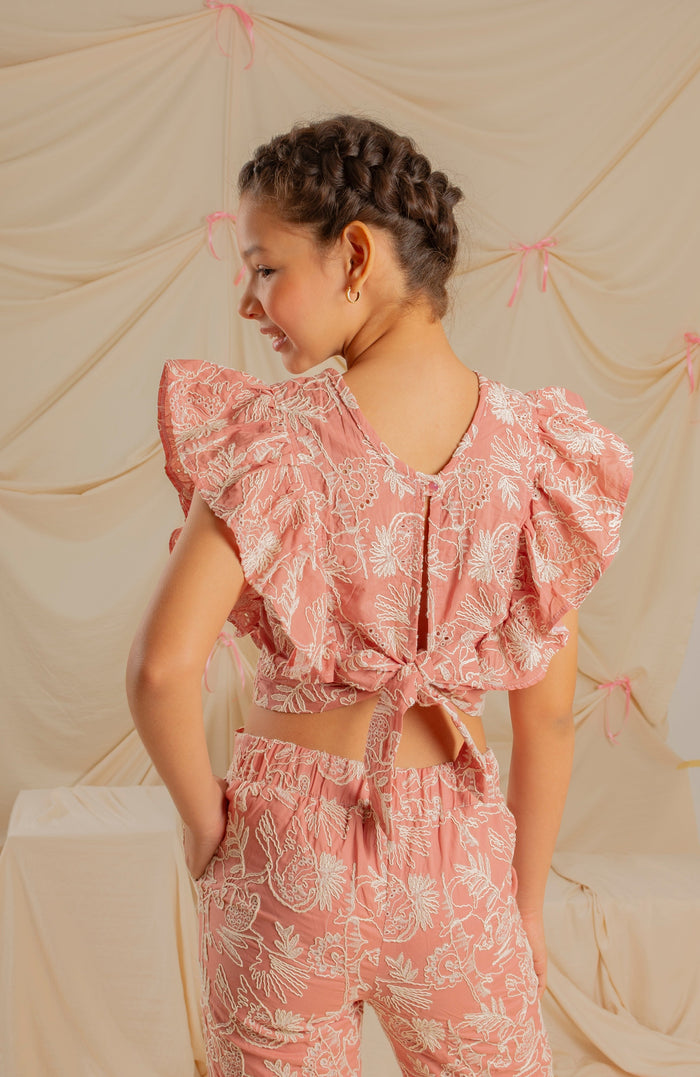 Conjunto Para Niña Desiderata Rosa