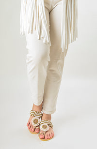 Sandalia Diosa Beige