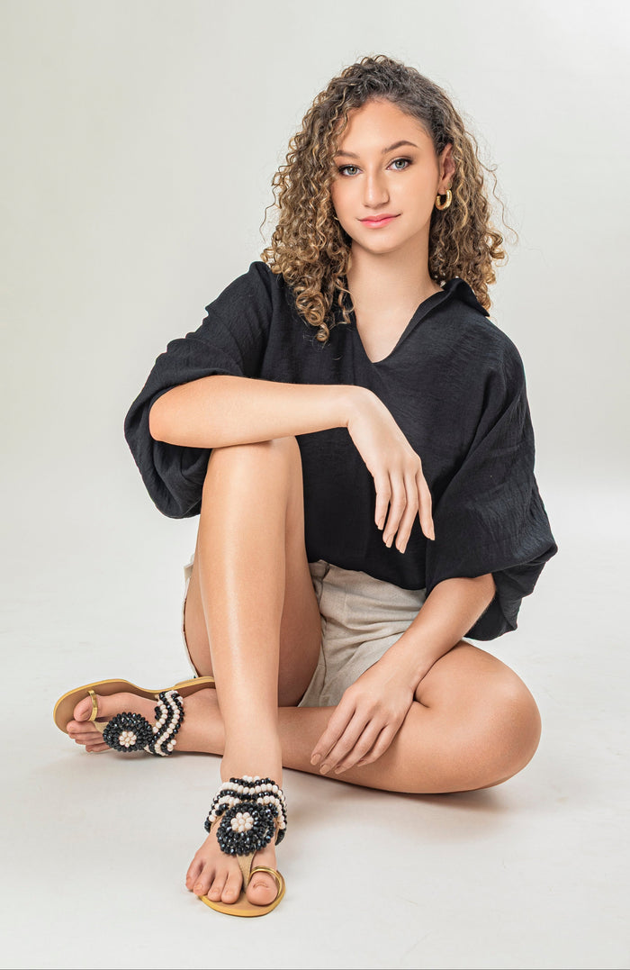 Sandalia Diosa Negra