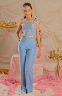 Conjunto Para Niña Espejo Azul