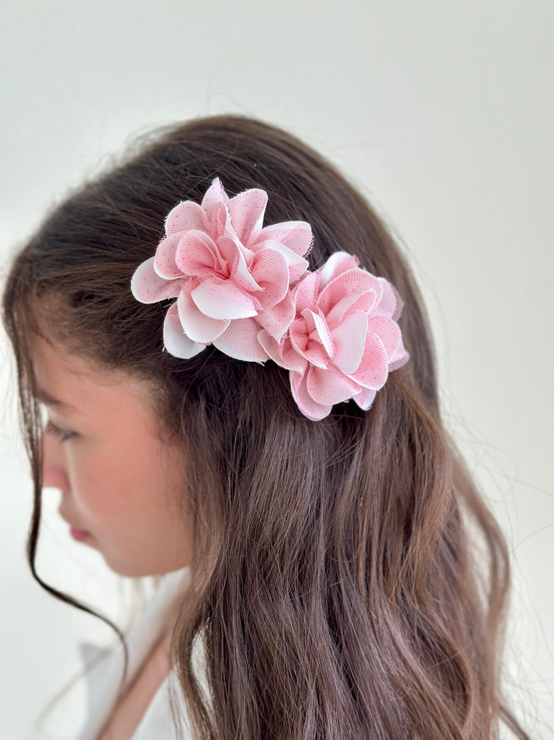 Pinzas Mini Shonguitos  Rosa-Blanco