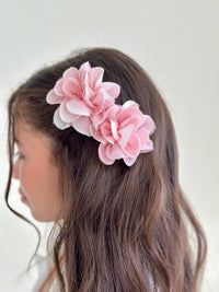 Pinzas Mini Shonguitos  Rosa-Blanco