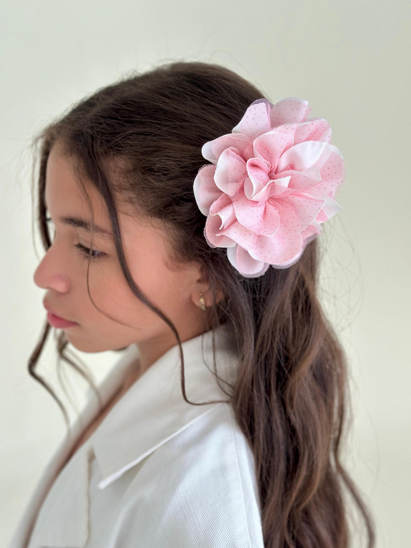 Pinzas Shonguitos  Rosa-Blanco