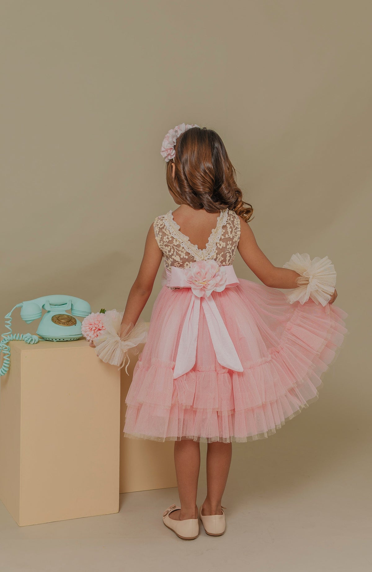 Vestido para Bebita Libros Rosa