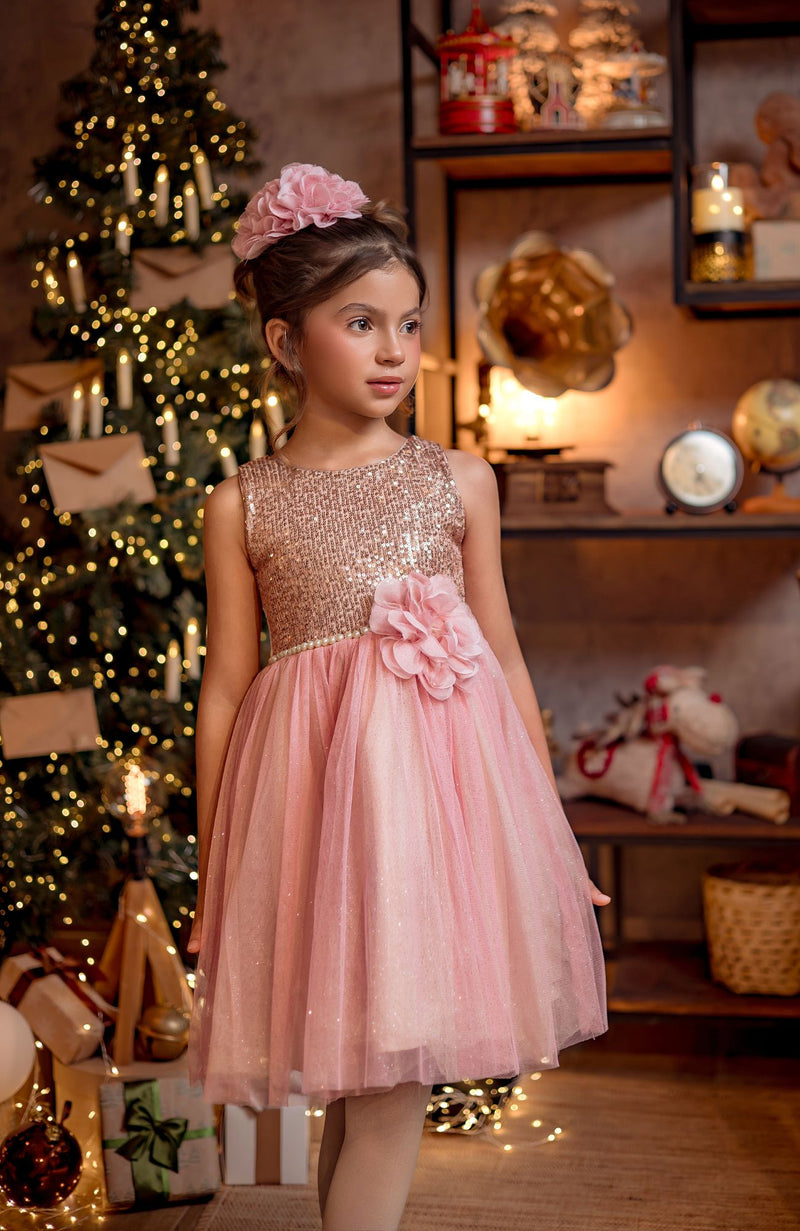 Vestido para Niña Lirica Rosa