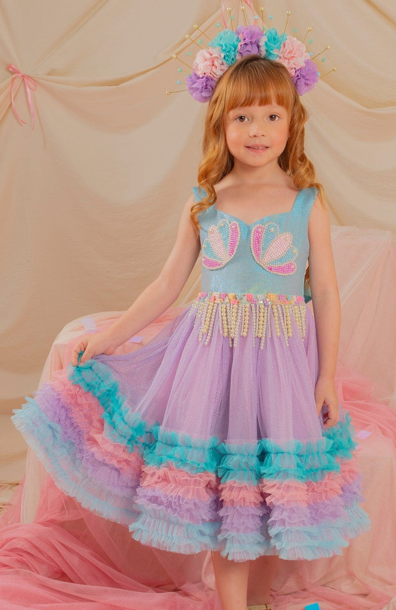 Vestido para niña Marino