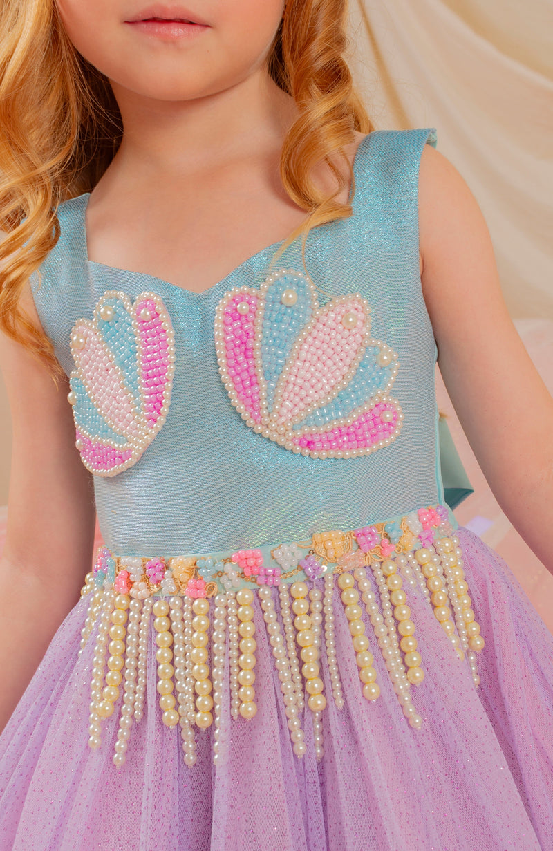 Vestido para niña Marino