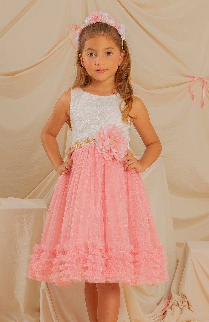 Vestido para niña Musa Rosa