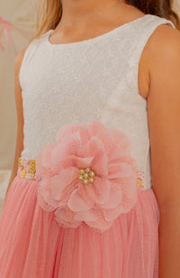 Vestido para bebita Musa Rosa