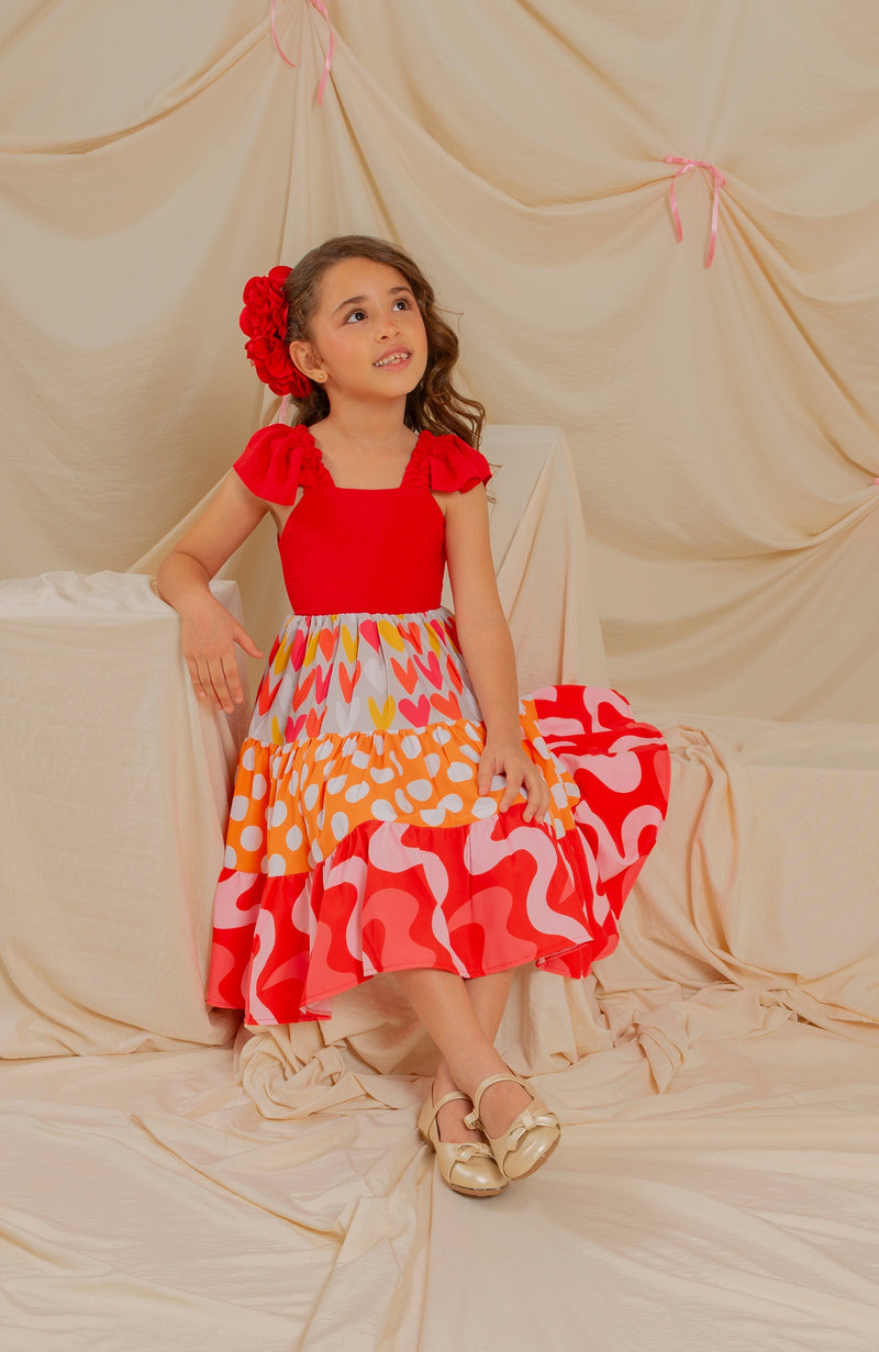 Vestido para niña Musical