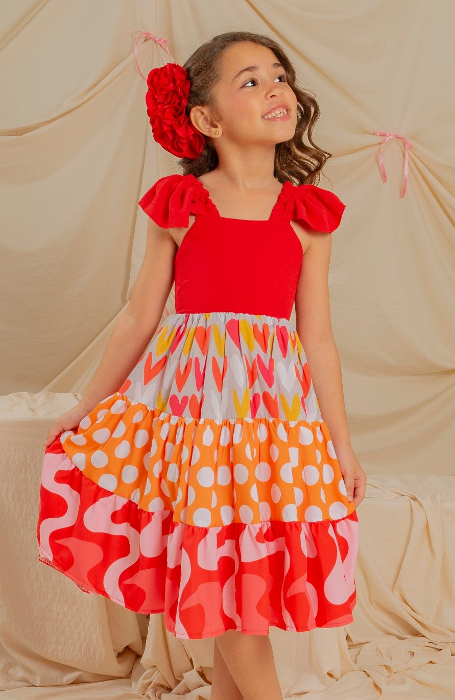 Vestido para niña Musical