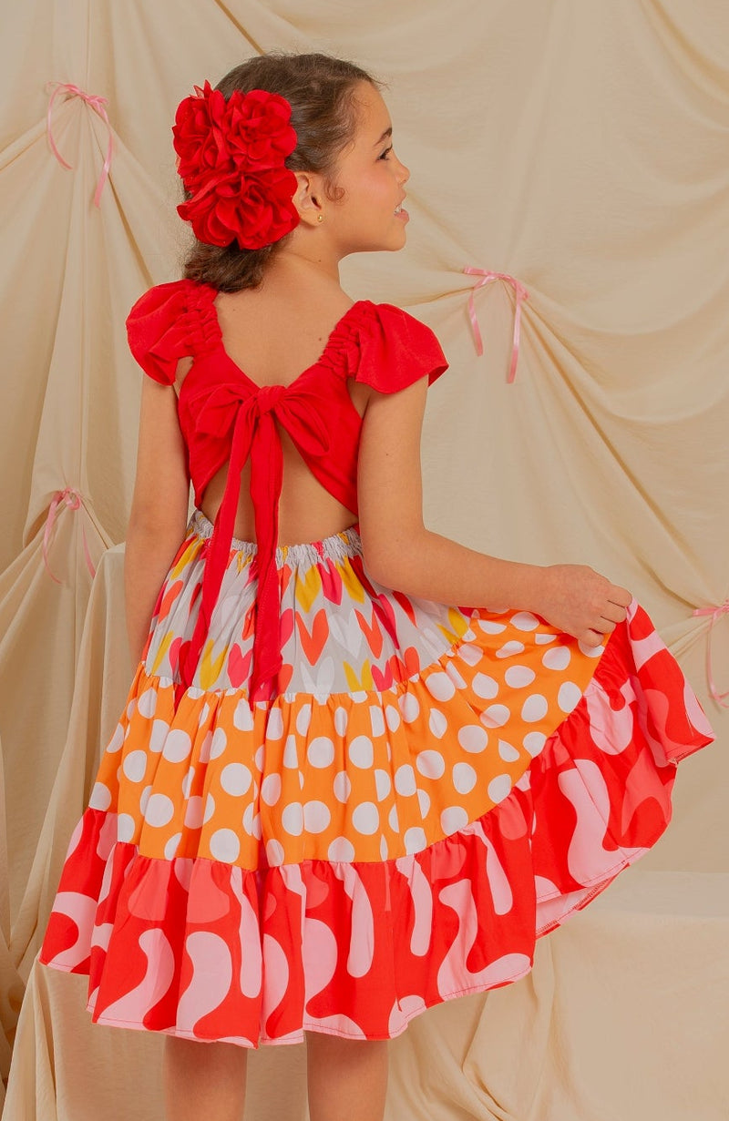 Vestido para niña Musical