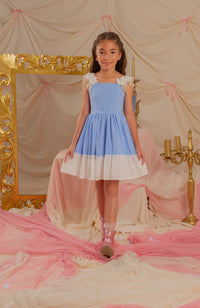 Vestido para niña Opera Azul