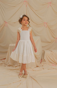 Vestido para niña Opera Beige