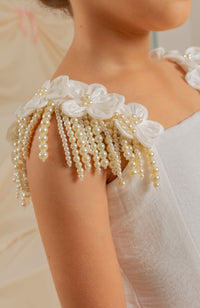 Vestido para niña Opera Beige