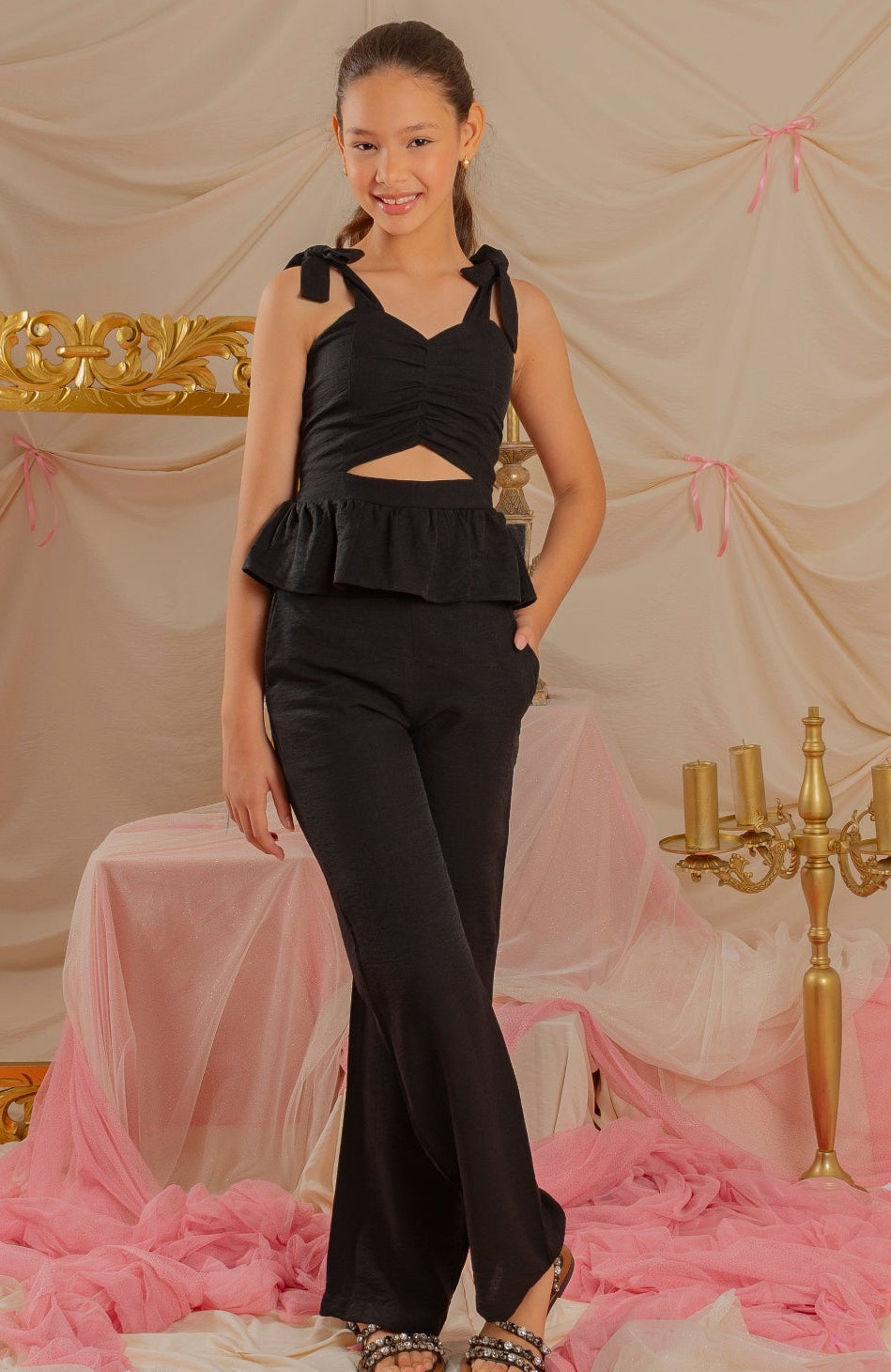 Conjunto Para Niña Personaje Negro