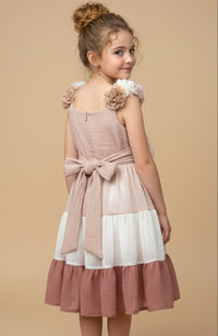 Vestido para Bebita Soy Creativa Palo de Rosa