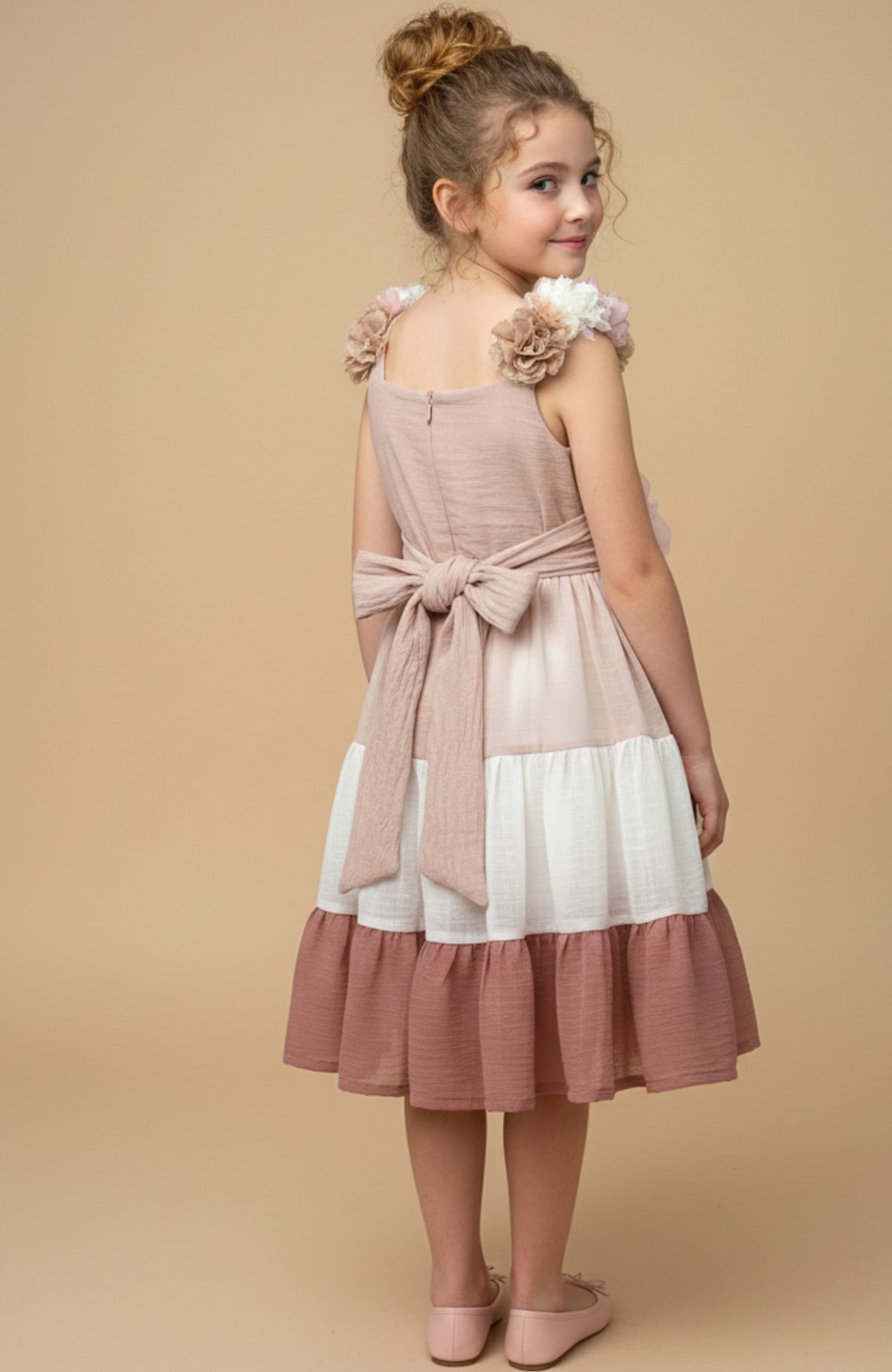 Vestido para Niña Soy Creativa Palo de Rosa