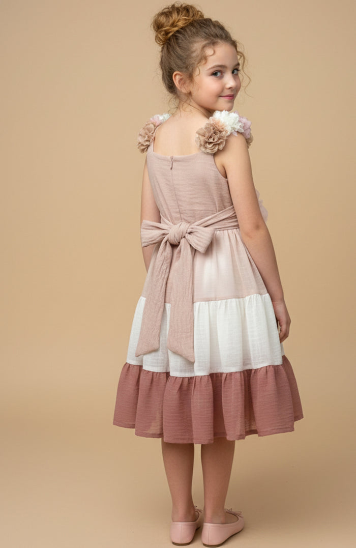 Vestido para Niña Soy Creativa Palo de Rosa