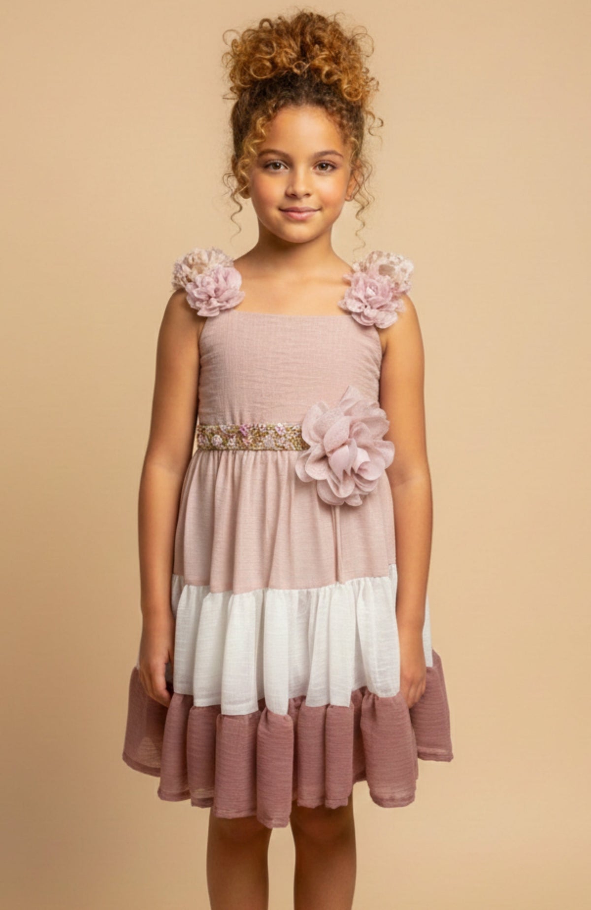 Vestido para Bebita Soy Creativa Palo de Rosa