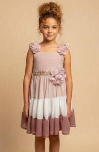 Vestido para Bebita Soy Creativa Palo de Rosa