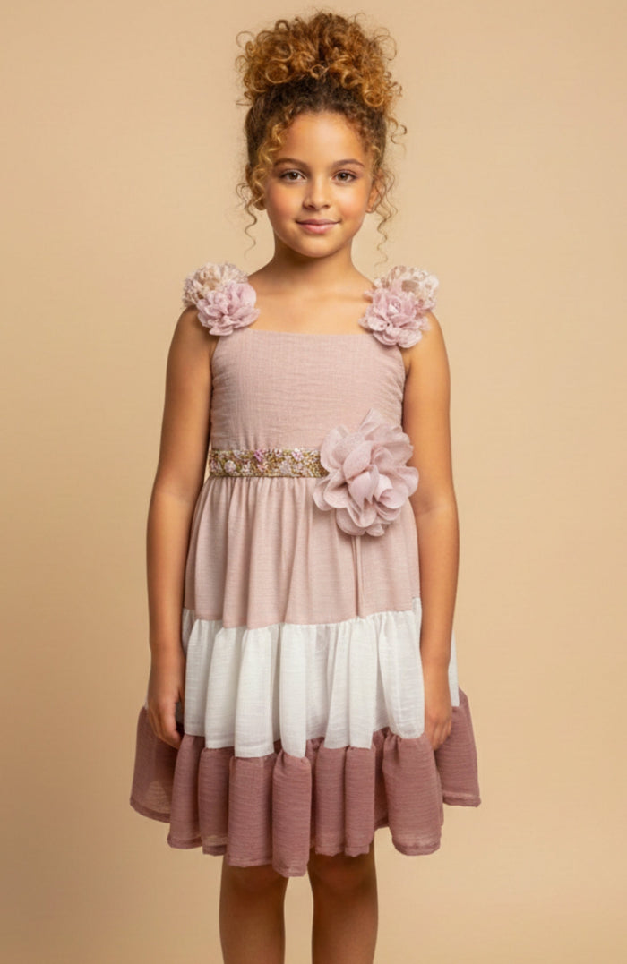 Vestido para Bebita Soy Creativa Palo de Rosa