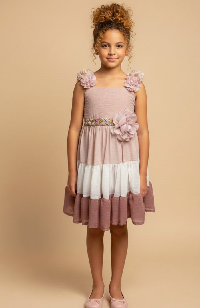 Vestido para Niña Soy Creativa Palo de Rosa