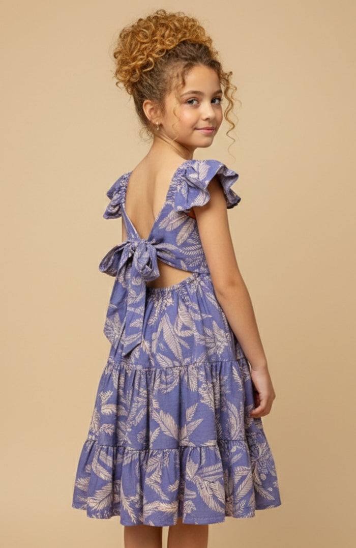 Vestido para Niña Metáfora Azul