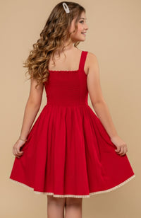 Vestido para Niña Torbellino Rojo
